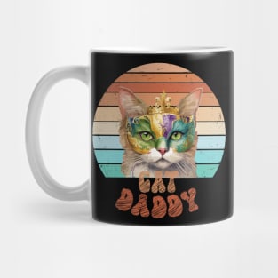 Cat Daddy Black Cat Vintage Eighties Style Cat Retro Mug